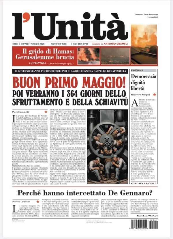 01 maggio 2025