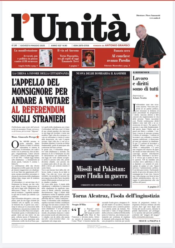 08 maggio 2025