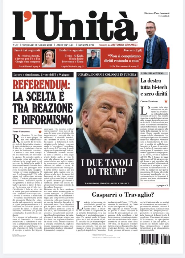 14 maggio 2025