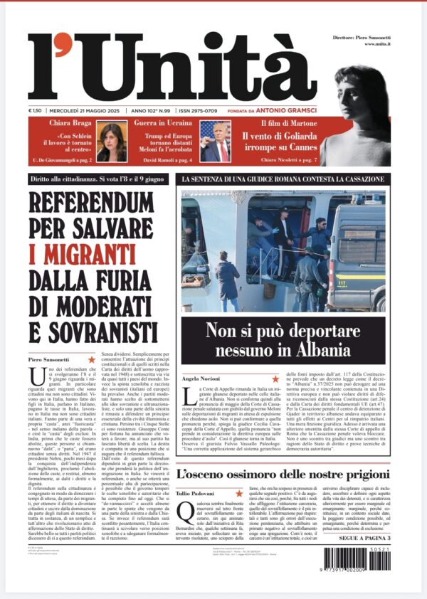 21 maggio 2025