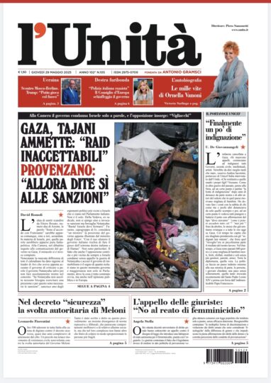 29 maggio 2025